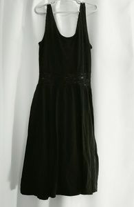 Black dress with lace